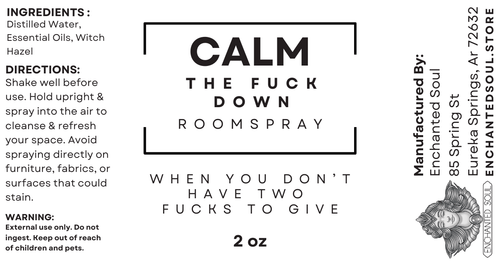 Calm the Fuck Down Room Spray